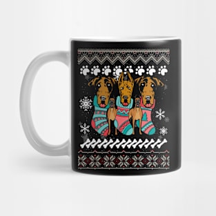 Funny Great Dane Dog Paws Christmas Socking Gifts Presents Mug